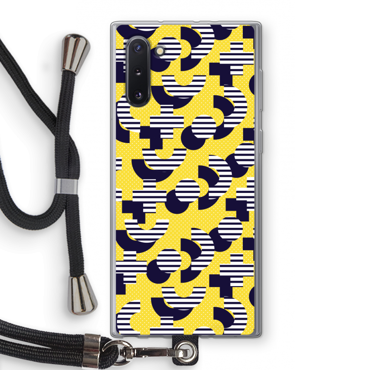 8-bit N°3: Samsung Galaxy Note 10 Transparant Hoesje met koord