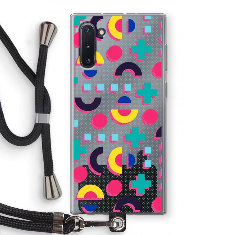 8-bit N°2: Samsung Galaxy Note 10 Transparant Hoesje met koord