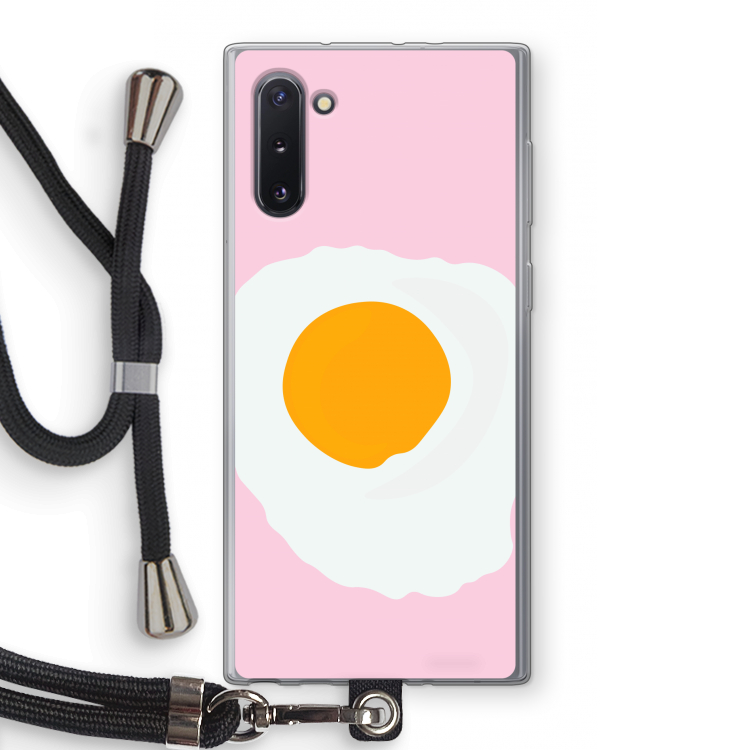 Sunny side up: Samsung Galaxy Note 10 Transparant Hoesje met koord