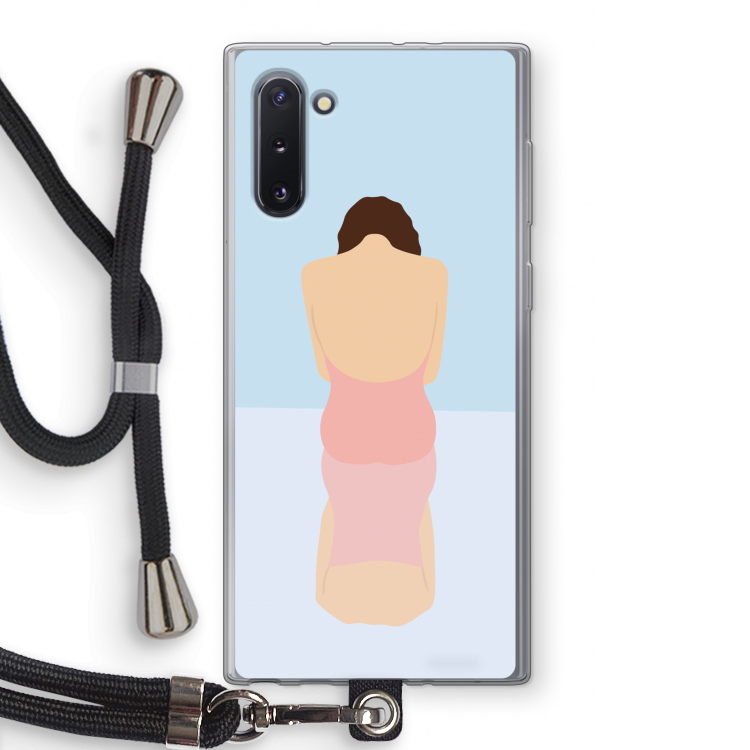 Mirror: Samsung Galaxy Note 10 Transparant Hoesje met koord