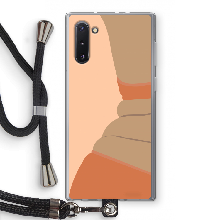 Bikini: Samsung Galaxy Note 10 Transparant Hoesje met koord