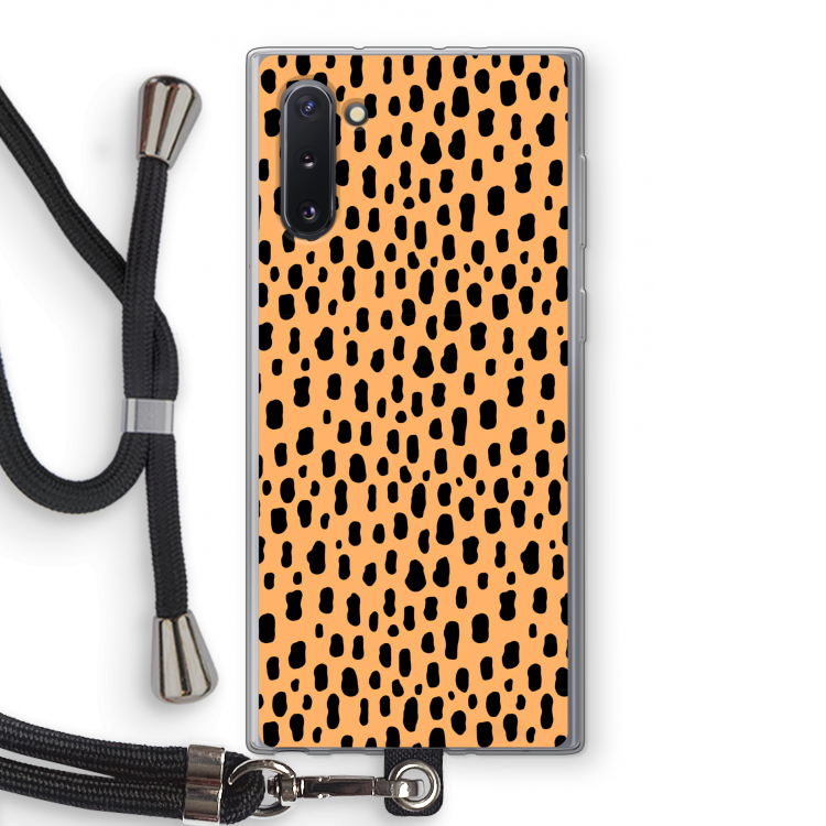 Panter: Samsung Galaxy Note 10 Transparant Hoesje met koord