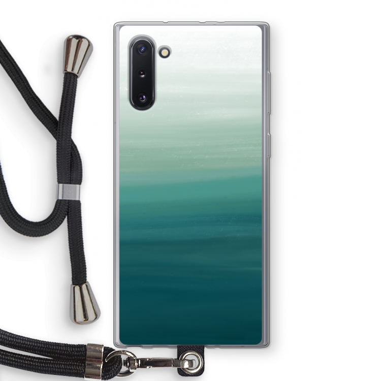 Ocean: Samsung Galaxy Note 10 Transparant Hoesje met koord