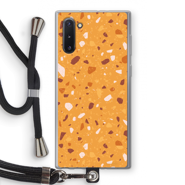 Terrazzo N°24: Samsung Galaxy Note 10 Transparant Hoesje met koord