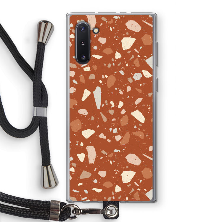 Terrazzo N°22: Samsung Galaxy Note 10 Transparant Hoesje met koord