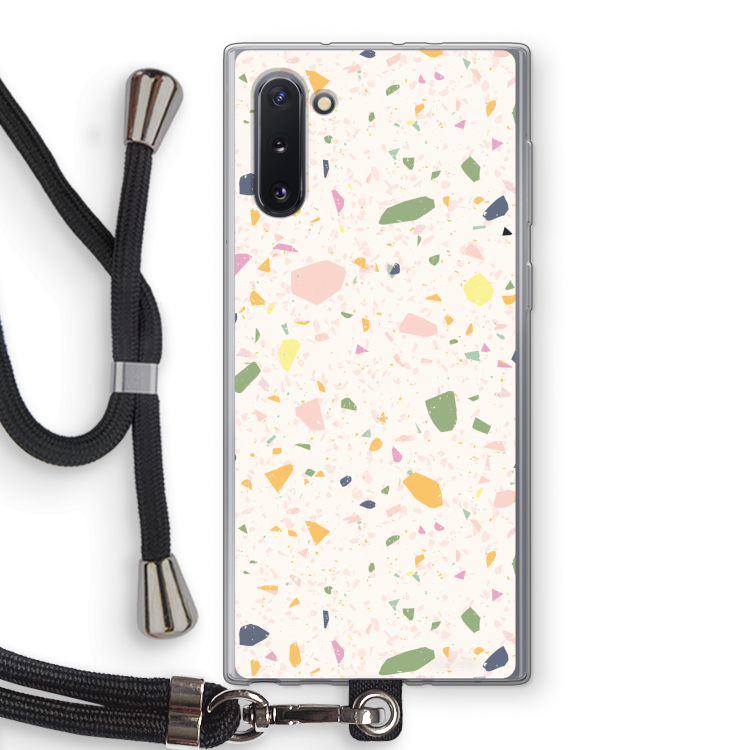 Terrazzo N°21: Samsung Galaxy Note 10 Transparant Hoesje met koord