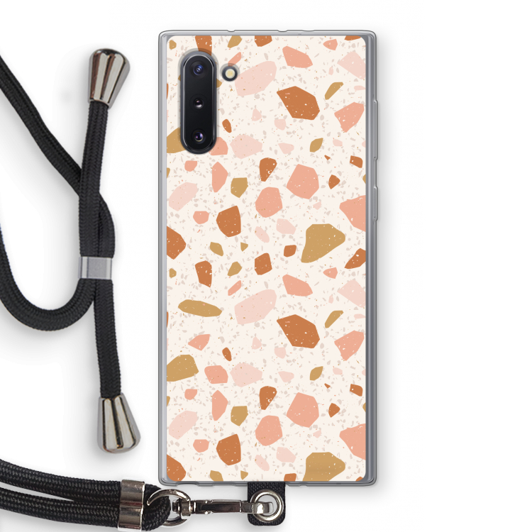 Terrazzo N°18: Samsung Galaxy Note 10 Transparant Hoesje met koord