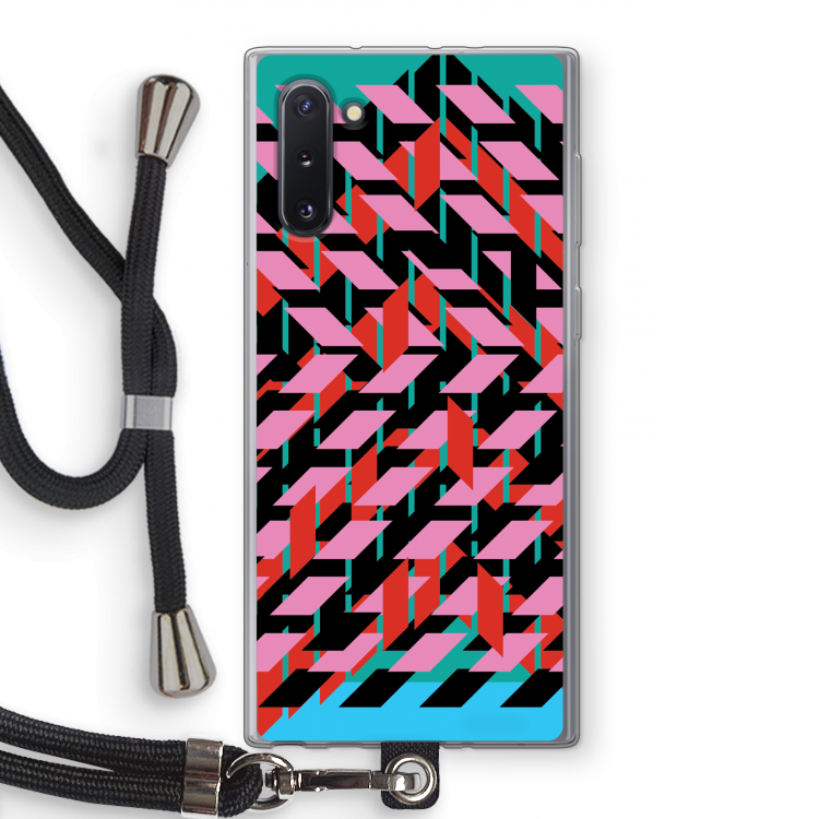 Skew Blush 2: Samsung Galaxy Note 10 Transparant Hoesje met koord