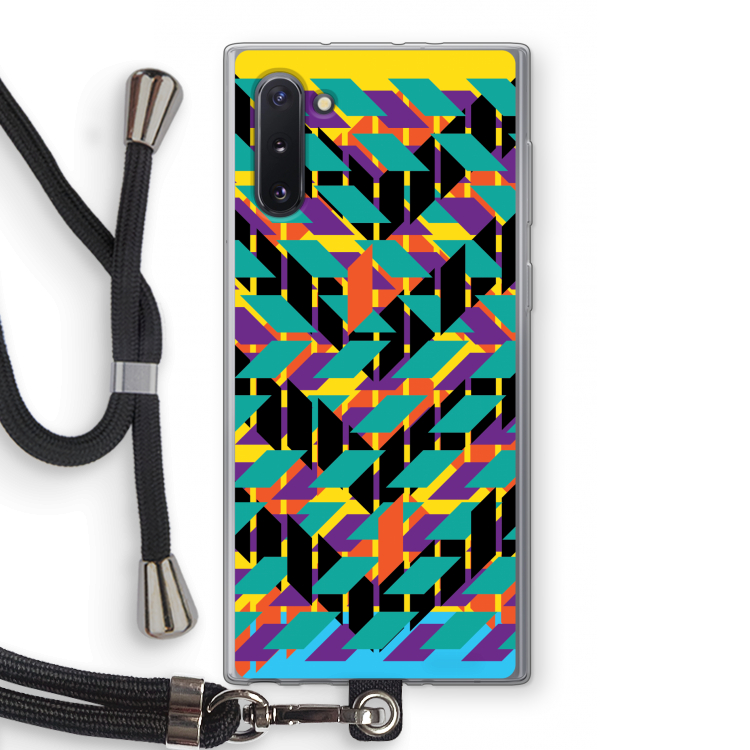 Skew Bee 1: Samsung Galaxy Note 10 Transparant Hoesje met koord