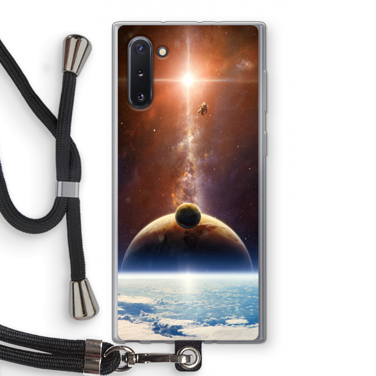 Omicron 2019: Samsung Galaxy Note 10 Transparant Hoesje met koord