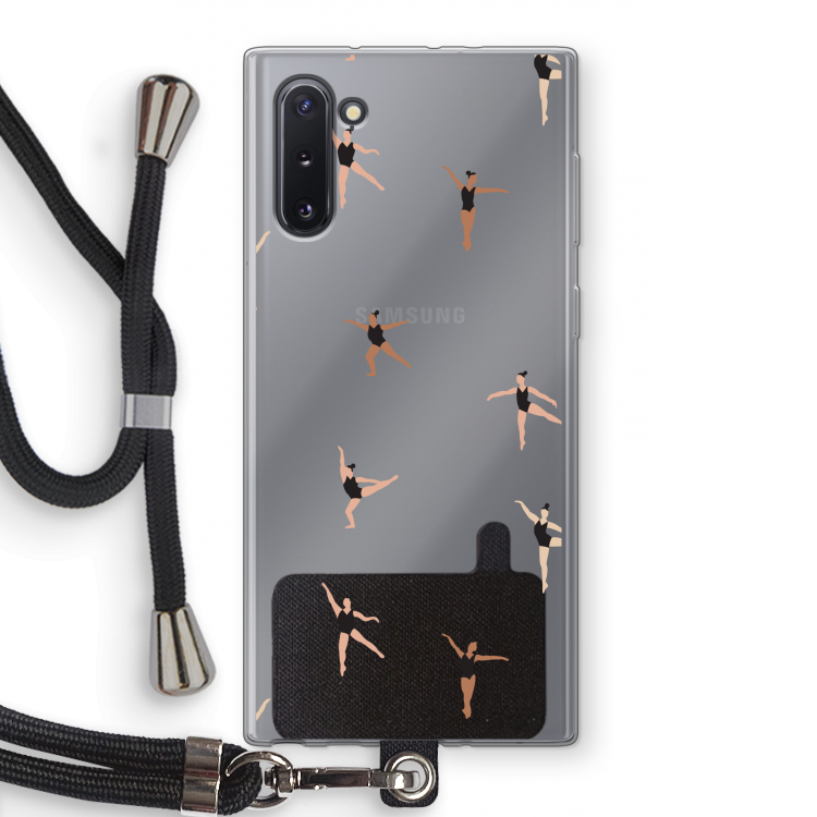 Dancing #1: Samsung Galaxy Note 10 Transparant Hoesje met koord