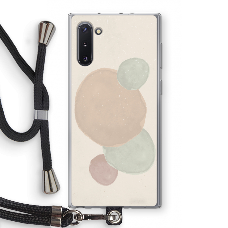 Geo #9: Samsung Galaxy Note 10 Transparant Hoesje met koord