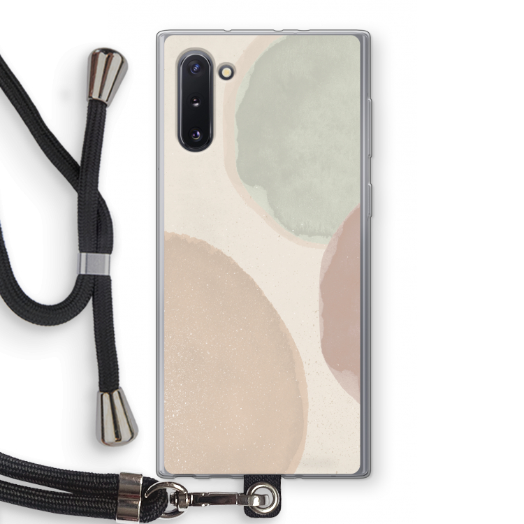 Geo #8: Samsung Galaxy Note 10 Transparant Hoesje met koord