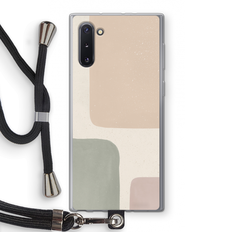 Geo #7: Samsung Galaxy Note 10 Transparant Hoesje met koord