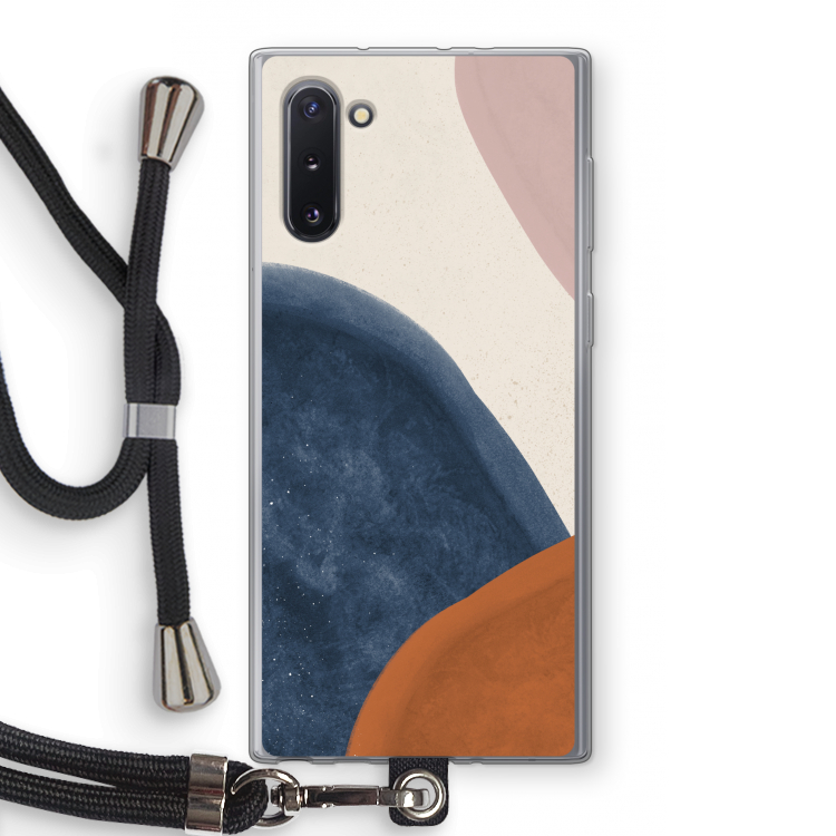 Geo #1: Samsung Galaxy Note 10 Transparant Hoesje met koord