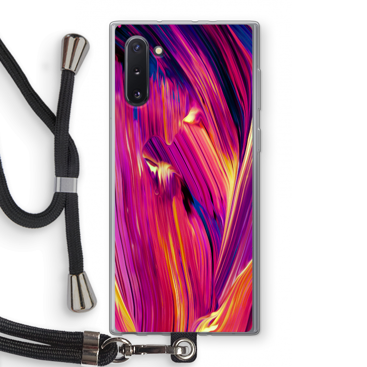 Phoenix: Samsung Galaxy Note 10 Transparant Hoesje met koord