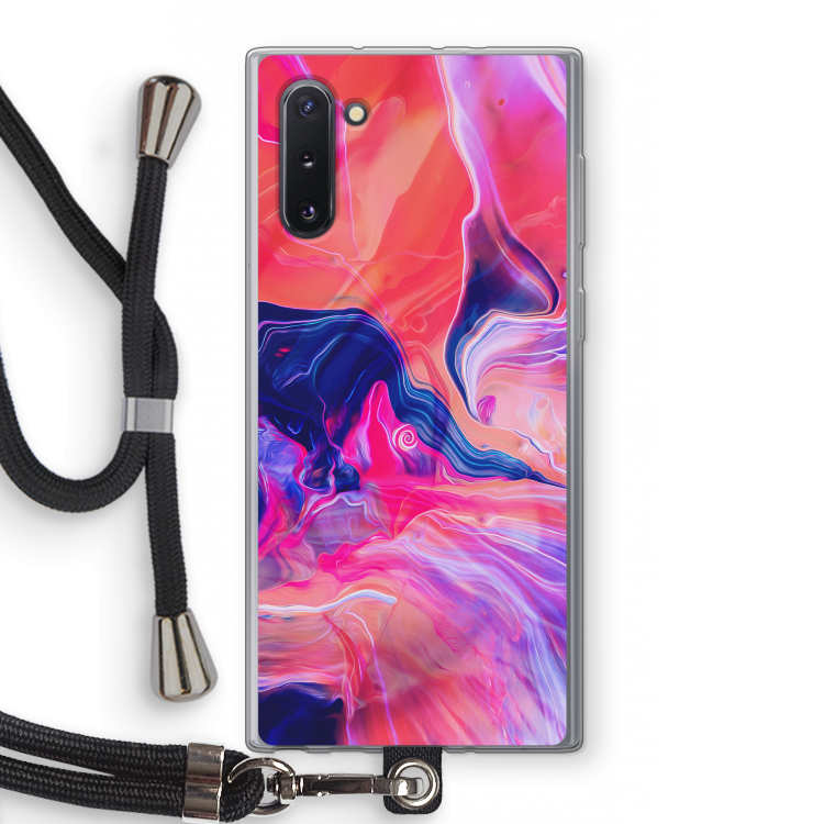 Earth And Ocean: Samsung Galaxy Note 10 Transparant Hoesje met koord