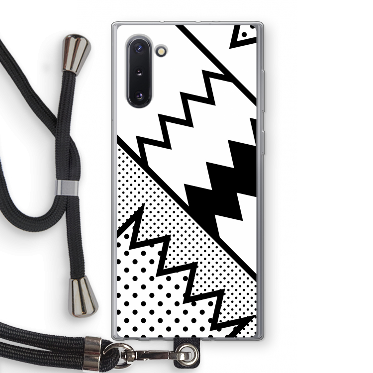 Pop Art #5: Samsung Galaxy Note 10 Transparant Hoesje met koord