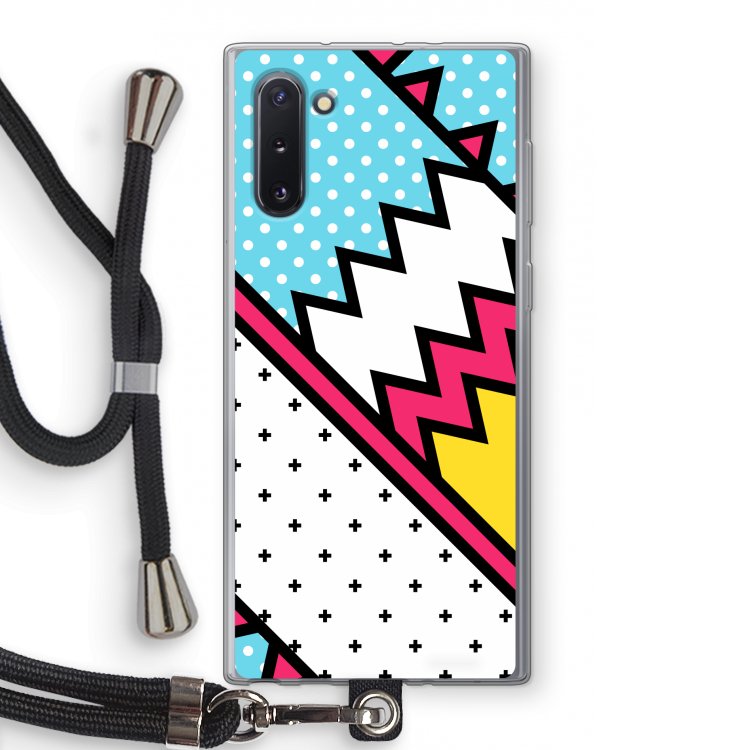 Pop Art #2: Samsung Galaxy Note 10 Transparant Hoesje met koord