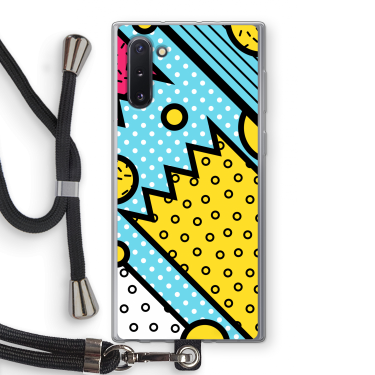 Pop Art #1: Samsung Galaxy Note 10 Transparant Hoesje met koord