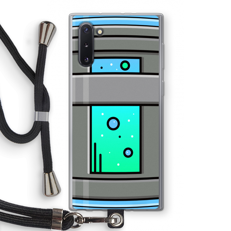 Chug Bottle: Samsung Galaxy Note 10 Transparant Hoesje met koord