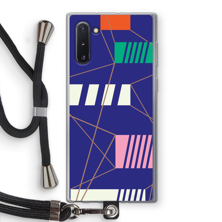Gestalte 5: Samsung Galaxy Note 10 Transparant Hoesje met koord
