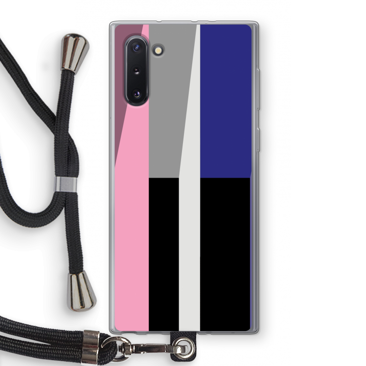 Gestalte 4: Samsung Galaxy Note 10 Transparant Hoesje met koord