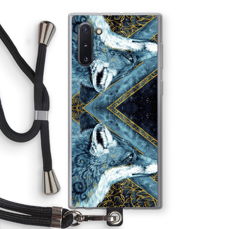 Golden Fox: Samsung Galaxy Note 10 Transparant Hoesje met koord