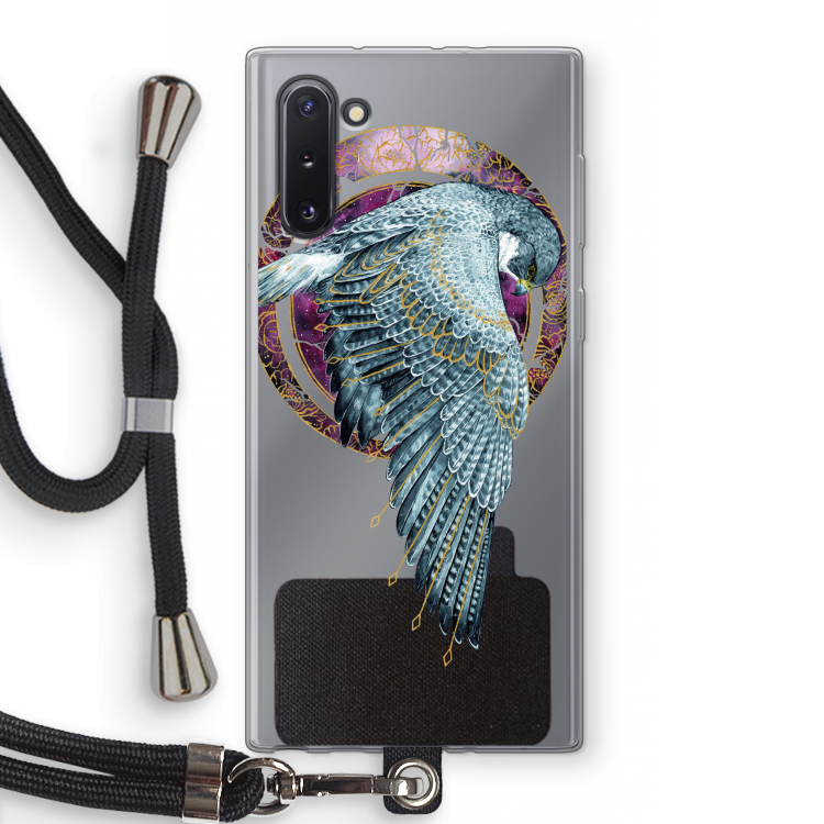 Golden Falcon: Samsung Galaxy Note 10 Transparant Hoesje met koord