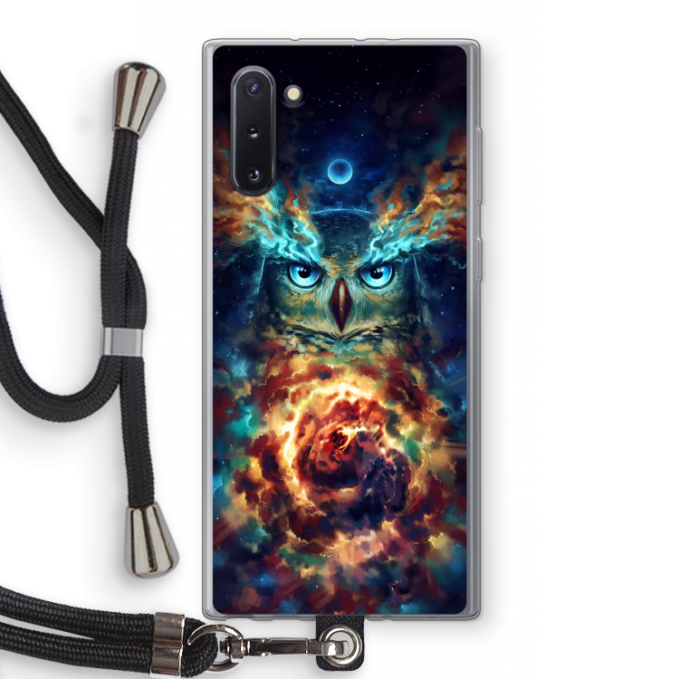 Aurowla: Samsung Galaxy Note 10 Transparant Hoesje met koord