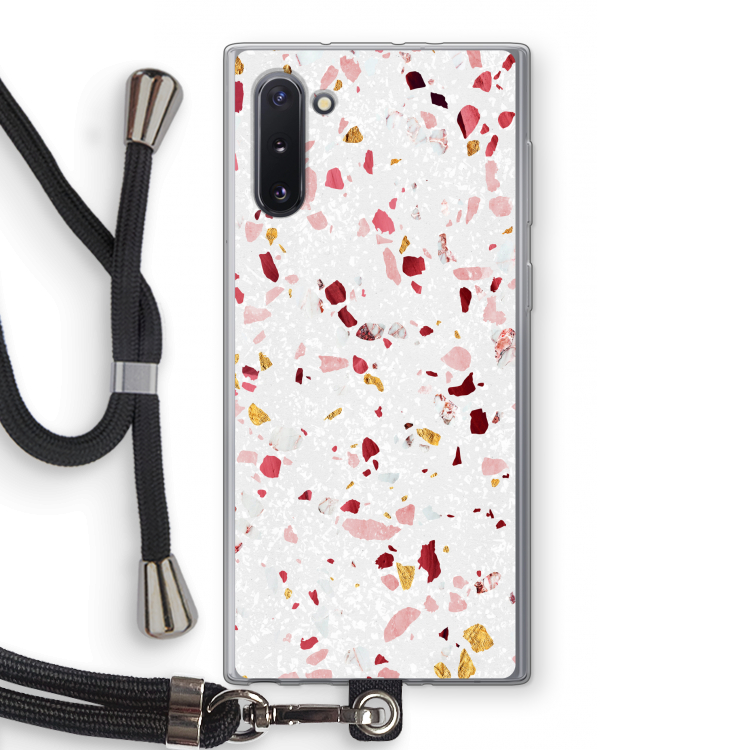 Terrazzo N°9: Samsung Galaxy Note 10 Transparant Hoesje met koord