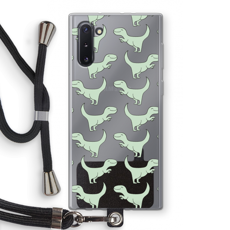 Dinos: Samsung Galaxy Note 10 Transparant Hoesje met koord