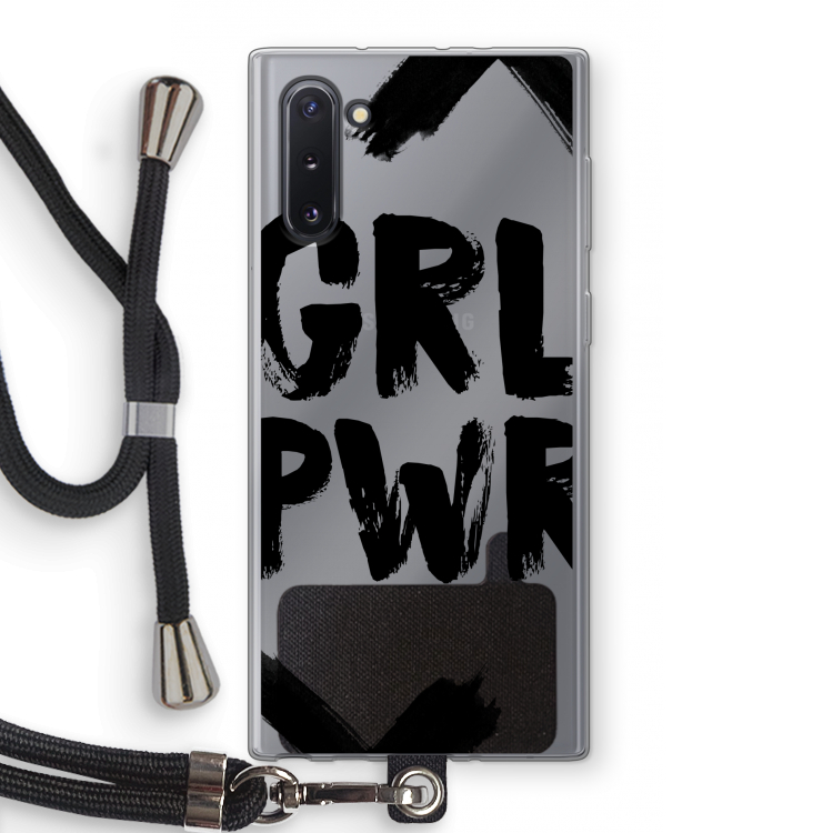 Girl Power #2: Samsung Galaxy Note 10 Transparant Hoesje met koord