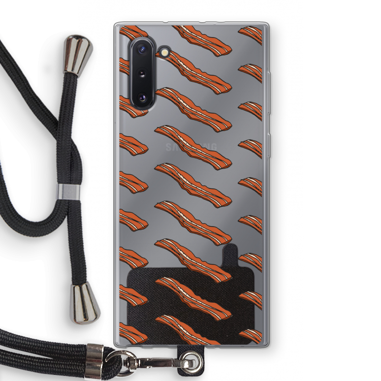 Bacon to my eggs #2: Samsung Galaxy Note 10 Transparant Hoesje met koord