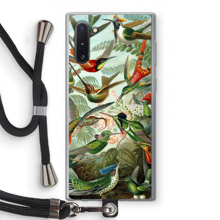 Haeckel Trochilidae: Samsung Galaxy Note 10 Transparant Hoesje met koord
