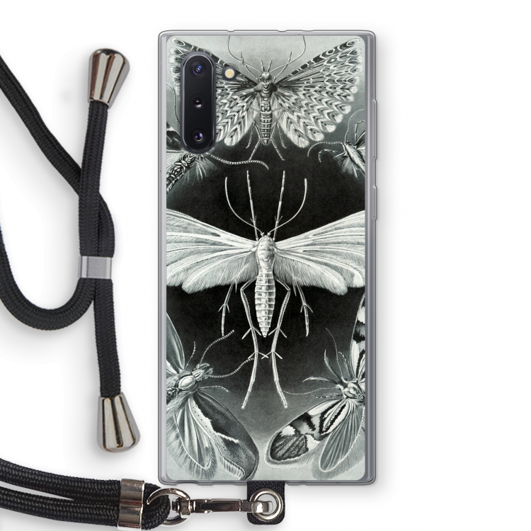 Haeckel Tineida: Samsung Galaxy Note 10 Transparant Hoesje met koord