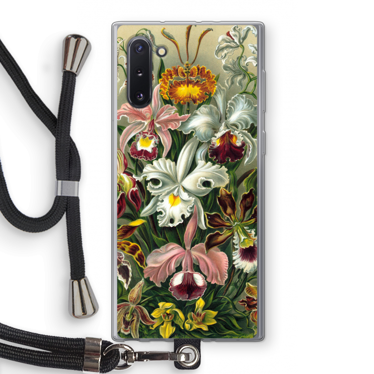 Haeckel Orchidae: Samsung Galaxy Note 10 Transparant Hoesje met koord