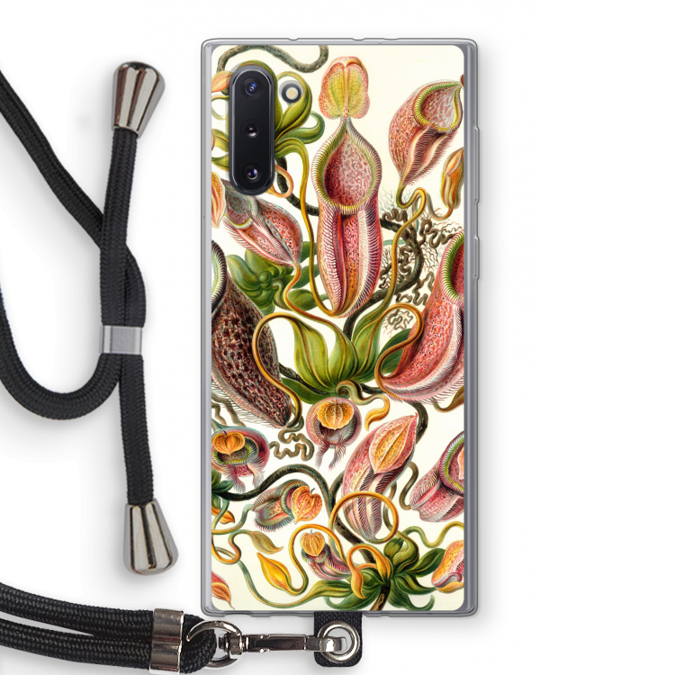 Haeckel Nepenthaceae: Samsung Galaxy Note 10 Transparant Hoesje met koord