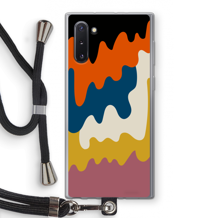 Baar A: Samsung Galaxy Note 10 Transparant Hoesje met koord