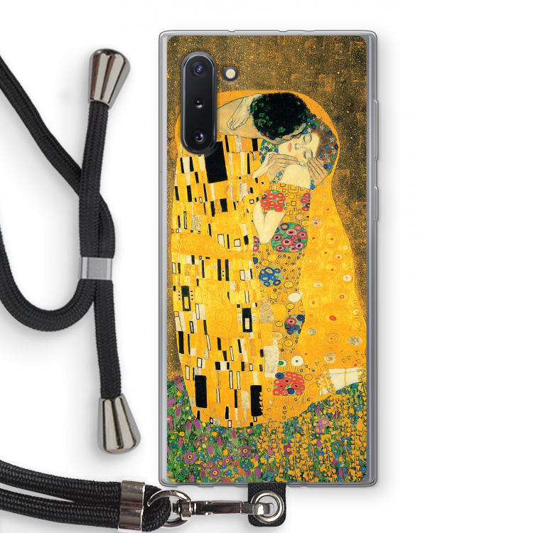 Der Kuss: Samsung Galaxy Note 10 Transparant Hoesje met koord