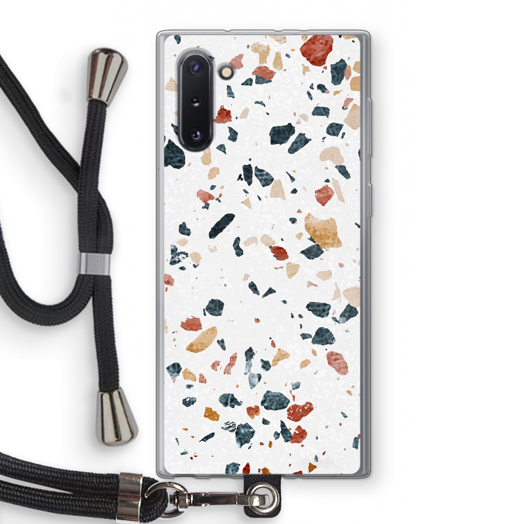 Terrazzo N°4: Samsung Galaxy Note 10 Transparant Hoesje met koord