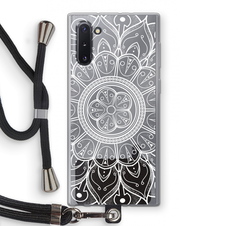Roses Are Red: Samsung Galaxy Note 10 Transparant Hoesje met koord
