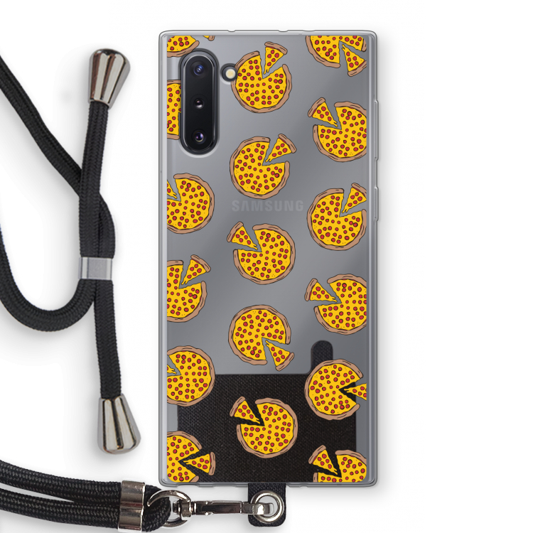 You Had Me At Pizza: Samsung Galaxy Note 10 Transparant Hoesje met koord