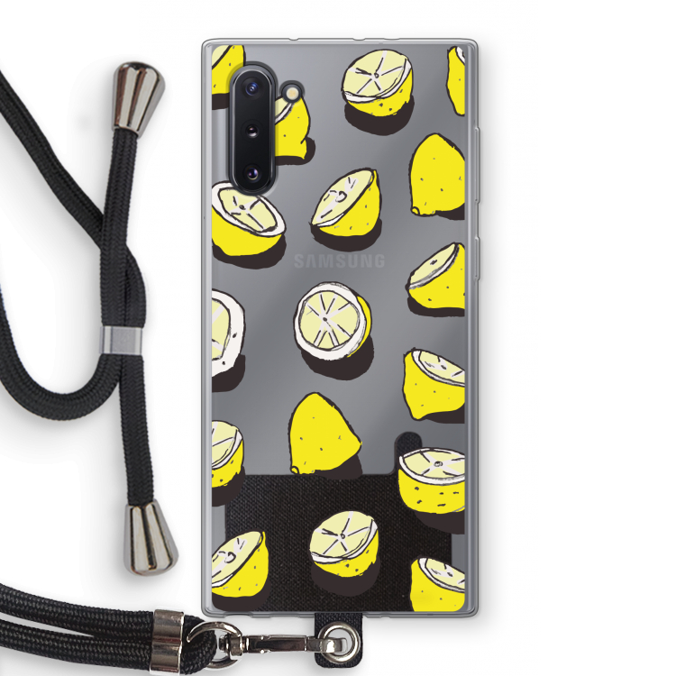 When Life Gives You Lemons...: Samsung Galaxy Note 10 Transparant Hoesje met koord