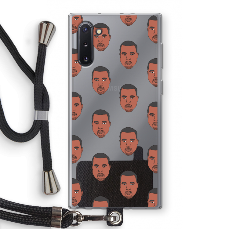 Kanye Call Me?: Samsung Galaxy Note 10 Transparant Hoesje met koord
