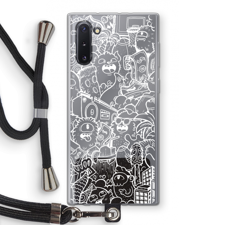 Vexx City #2: Samsung Galaxy Note 10 Transparant Hoesje met koord