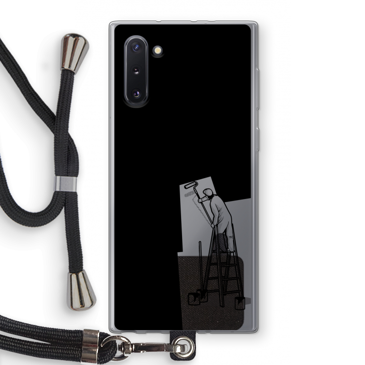 Musketon Painter: Samsung Galaxy Note 10 Transparant Hoesje met koord