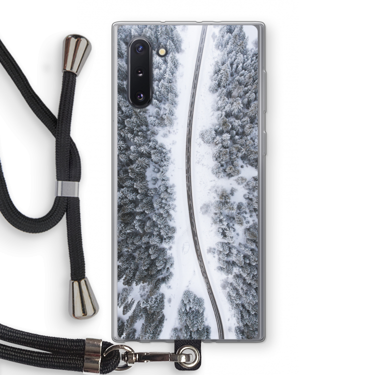 Snøfall: Samsung Galaxy Note 10 Transparant Hoesje met koord