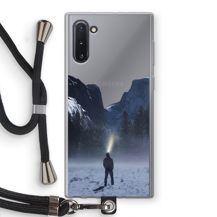 Wanderlust: Samsung Galaxy Note 10 Transparant Hoesje met koord