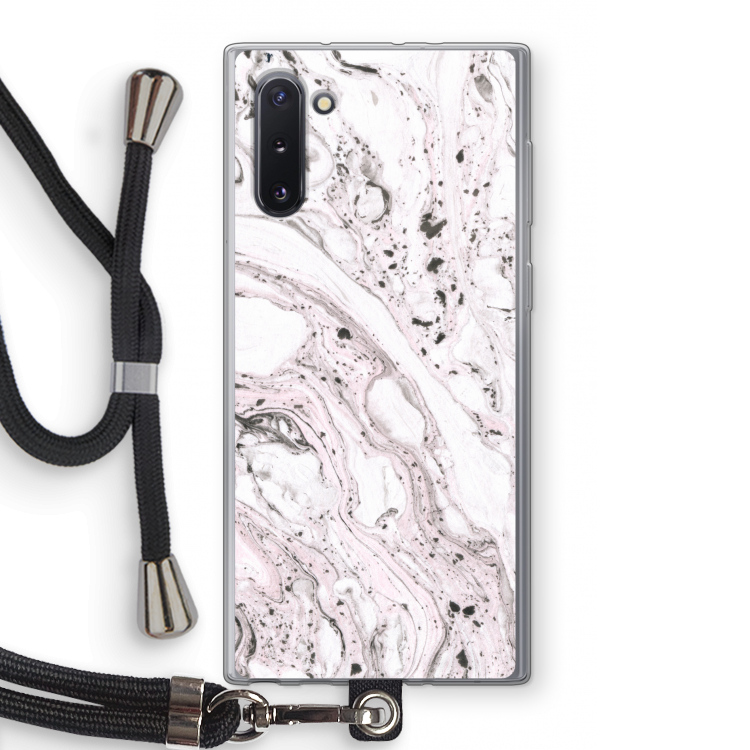 Mengelmoes: Samsung Galaxy Note 10 Transparant Hoesje met koord